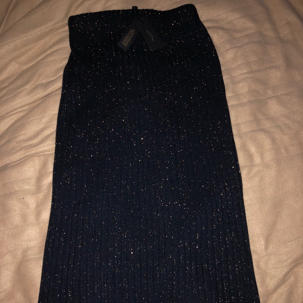 Rag and Bone “Jubilee” Navy pencil skirt
